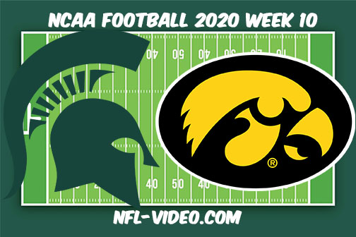 Michigan State vs Iowa Football Full Game & Highlights 2020 College Football Week 10