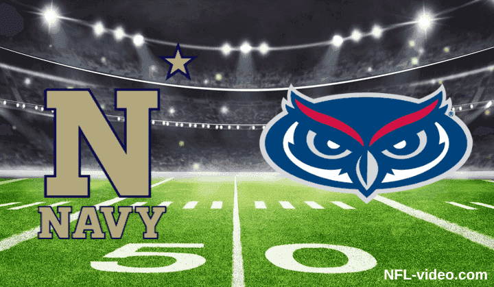 Navy Midshipmen vs. Florida Atlantic Owls - Full Game Replay - College Football - September 12, 2026