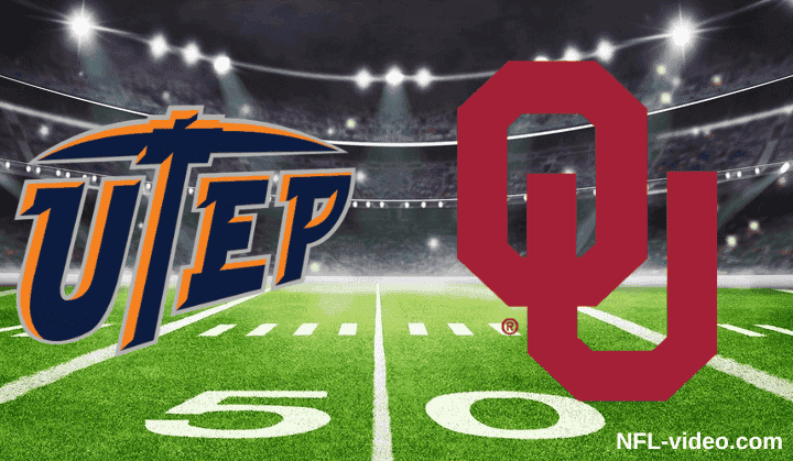 UTEP Miners vs. Oklahoma Sooners - Full Game Replay - College Football - September 4, 2026