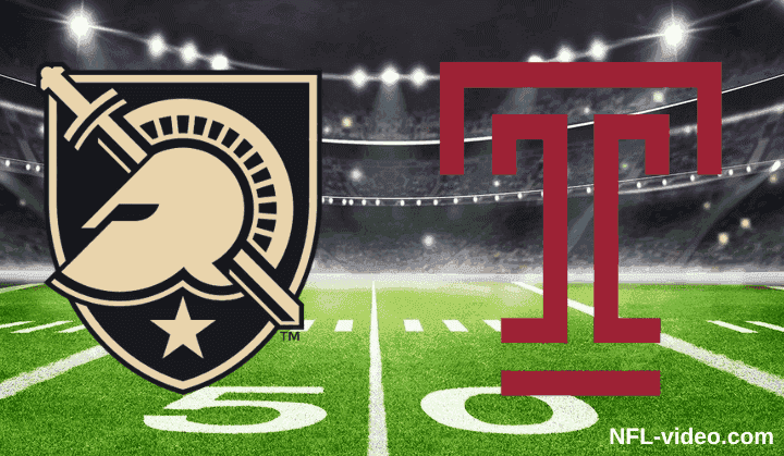 Army Black Knights vs. Temple Owls - Full Game Replay - College Football - September 25, 2026 NCAA College Football Full Game