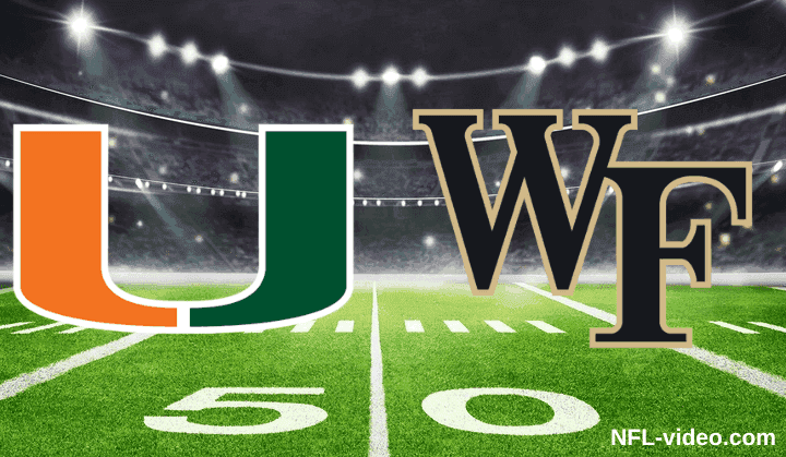 Miami Hurricanes vs. Wake Forest Demon Deacons - Full Game Replay - College Football - September 18, 2026