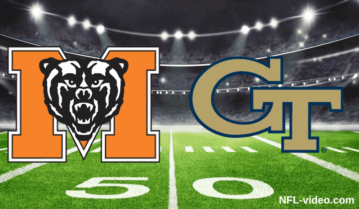 Mercer Bears vs. Georgia Tech Yellow Jackets - Full Game Replay - College Football - September 19, 2026 NCAA College Football Full Game