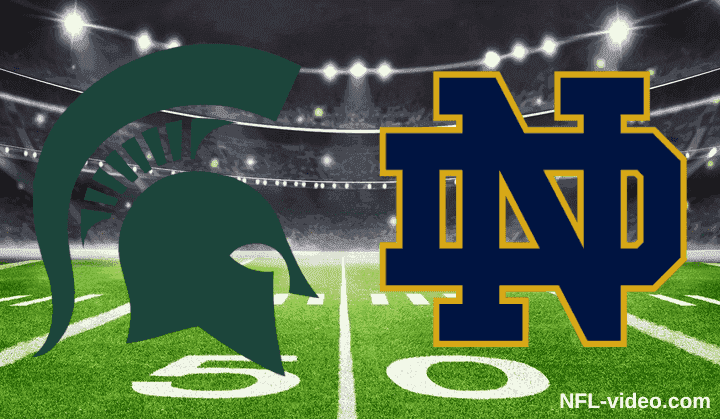 Michigan State Spartans vs. Notre Dame Fighting Irish - Full Game Replay - College Football - September 19, 2026