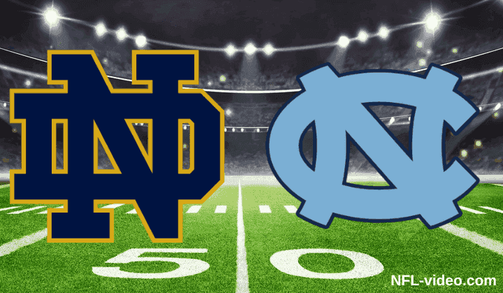 Notre Dame Fighting Irish vs. North Carolina Tar Heels - Full Game Replay - College Football - October 3, 2026