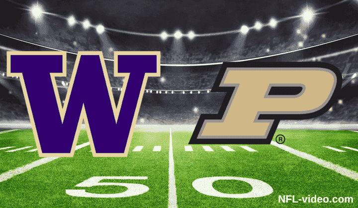 Washington Huskies vs. Purdue Boilermakers - Full Game Replay - College Football - October 16, 2026