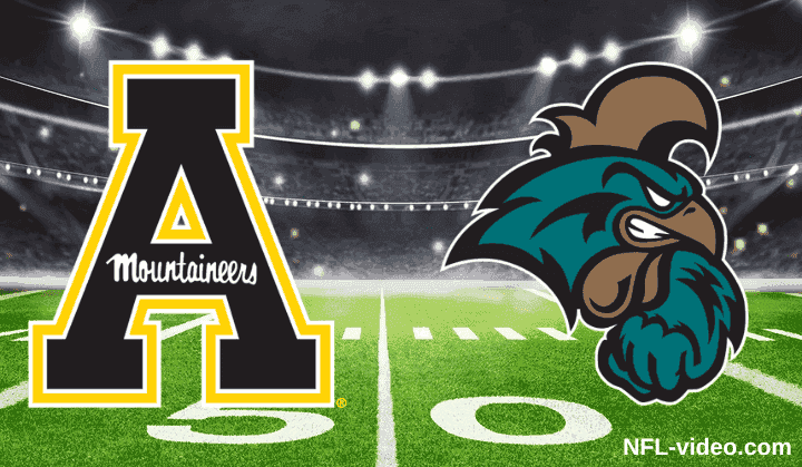 App State Mountaineers vs. Coastal Carolina Chanticleers - Full Game Replay - College Football - October 16, 2026