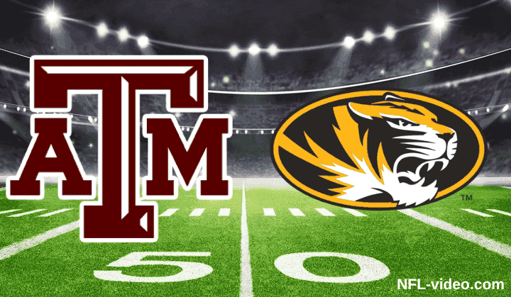 Texas A&M Aggies vs. Missouri Tigers - Full Game Replay - College Football - October 10, 2026