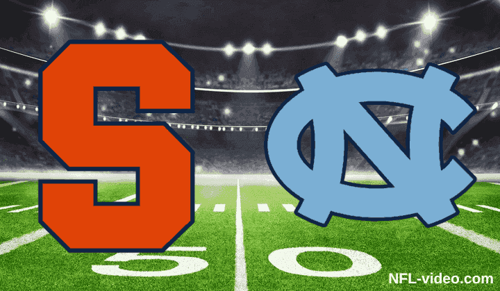 Syracuse Orange vs. North Carolina Tar Heels - Full Game Replay - College Football - October 24, 2026
