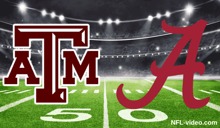 Texas A&M Aggies vs. Alabama Crimson Tide - Full Game Replay - College Football - October 24, 2026