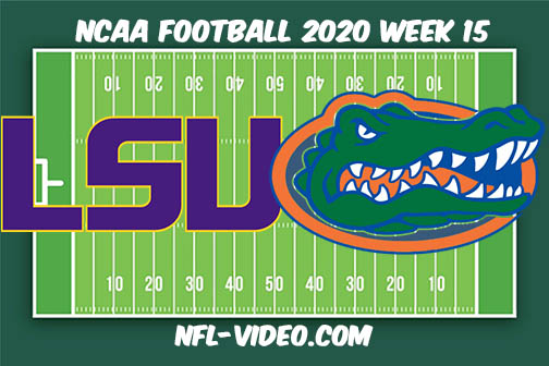 LSU  vs Florida Football Full Game & Highlights 2020 College Football Week 15