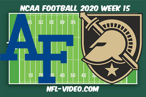 Air Force vs Army Football Full Game & Highlights 2020 College Football Week 16
