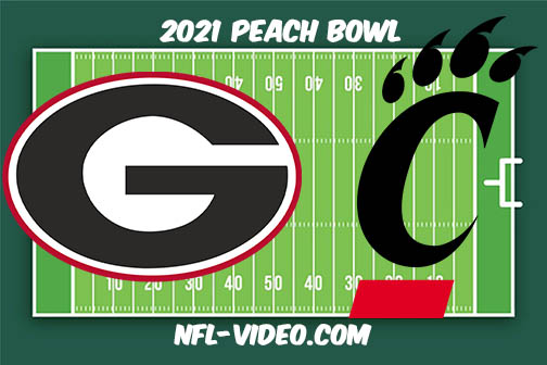 Georgia vs Cincinnati Football Full Game & Highlights 2021 Peach Bowl