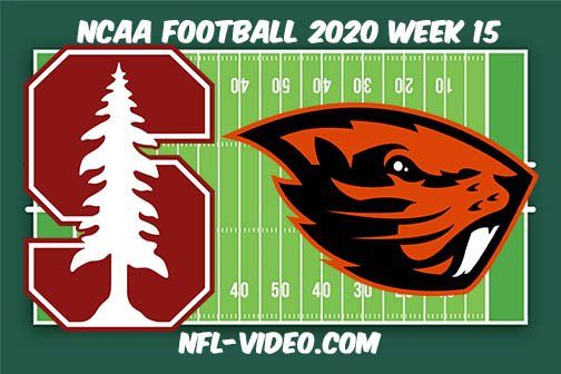 Stanford vs Oregon State Football Full Game & Highlights 2020 College Football Week 15