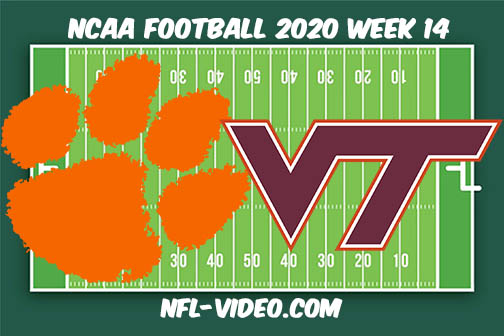 Clemson vs Virginia Tech Football Full Game & Highlights 2020 College Football Week 14