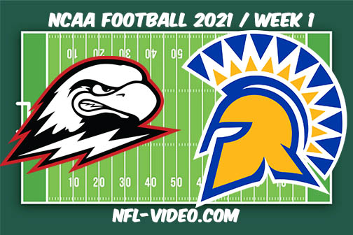 Southern Utah vs San Jose State Week 1 2021 Football Full Game Replay 2021 College Football