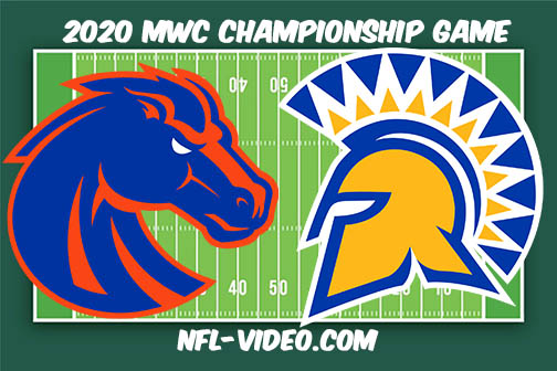 Boise State vs San José State Football Full Game & Highlights 2020 Mountain West Championship Game