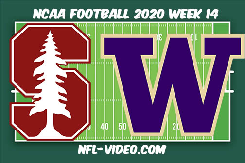 Stanford vs Washington Football Full Game & Highlights 2020 College Football Week 14