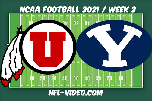 Utah vs BYU Week 2 Full Game Replay 2021 NCAA College Football