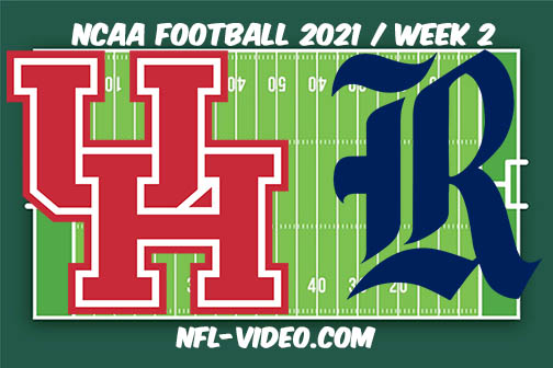 Houston vs Rice Week 2 Full Game Replay 2021 NCAA College Football