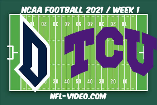 Duquesne vs TCU Week 1 2021 Football Full Game Replay 2021 College Football