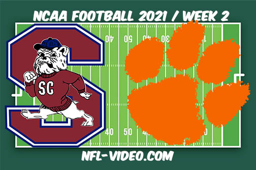 South Carolina State vs Clemson Week 2 Full Game Replay 2021 NCAA College Football