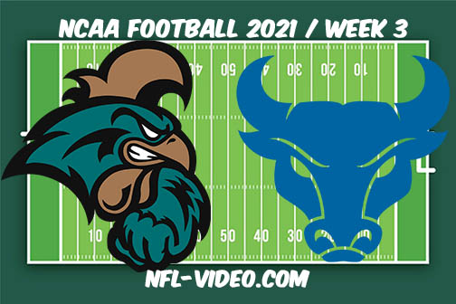 Coastal Carolina vs Buffalo Week 3 Full Game Replay 2021 NCAA College Football
