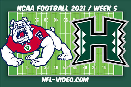 Fresno State vs Hawai'i Football Week 5 Full Game Replay 2021 NCAA College Football