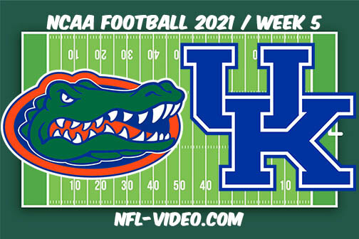 Florida vs Kentucky Football Week 5 Full Game Replay 2021 NCAA College Football