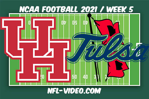 Houston vs Tulsa Football Week 5 Full Game Replay 2021 NCAA College Football