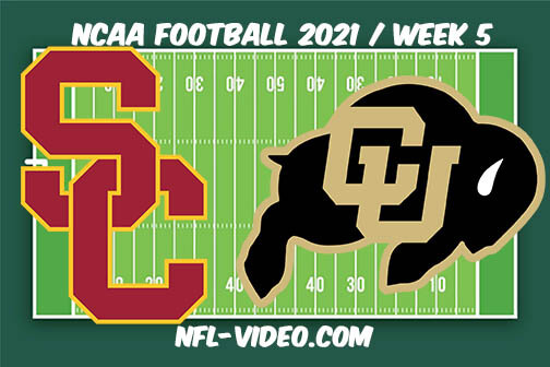 USC vs Colorado Football Week 5 Full Game Replay 2021 NCAA College Football