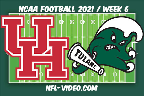 Houston vs Tulane Football Week 6 Full Game Replay 2021 NCAA College Football