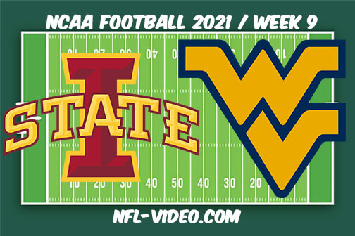Iowa State vs West Virginia Football Week 9 Full Game Replay 2021 NCAA College Football
