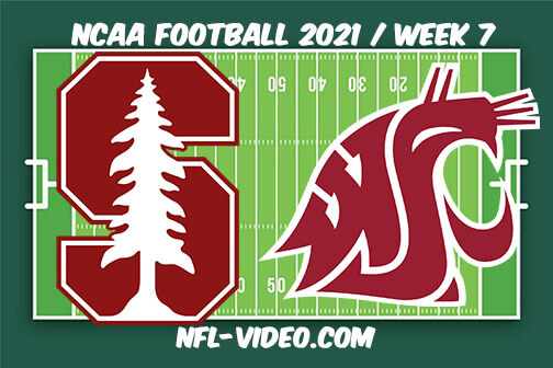 Stanford vs Washington State Football Week 7 Full Game Replay 2021 NCAA College Football