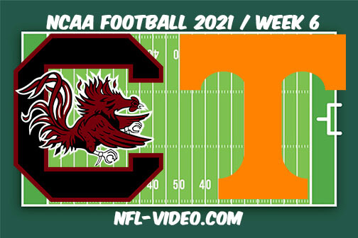 South Carolina vs Tennessee Football Week 6 Full Game Replay 2021 NCAA College Football