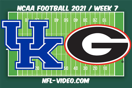 Kentucky vs Georgia Football Week 7 Full Game Replay 2021 NCAA College Football