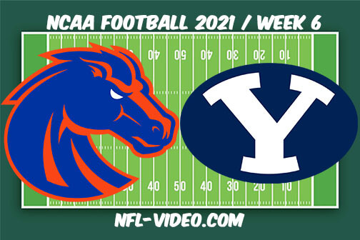 Boise State vs BYU Football Week 6 Full Game Replay 2021 NCAA College Football