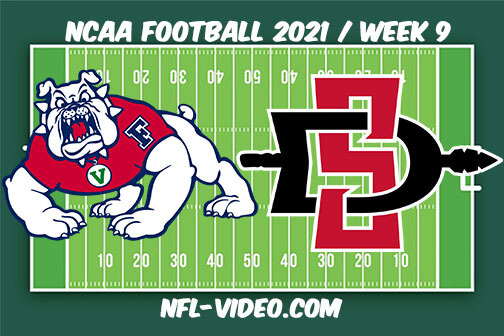 Fresno State vs San Diego State Football Week 9 Full Game Replay 2021 NCAA College Football