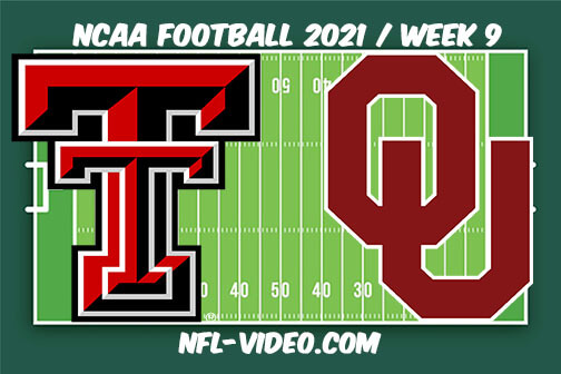 Texas Tech vs Oklahoma Football Week 9 Full Game Replay 2021 NCAA College Football