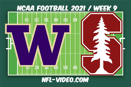 Washington vs Stanford Football Week 9 Full Game Replay 2021 NCAA College Football