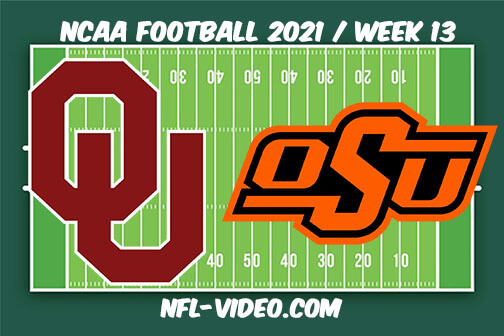Oklahoma vs Oklahoma State Football Week 13 Full Game Replay 2021 NCAA College Football