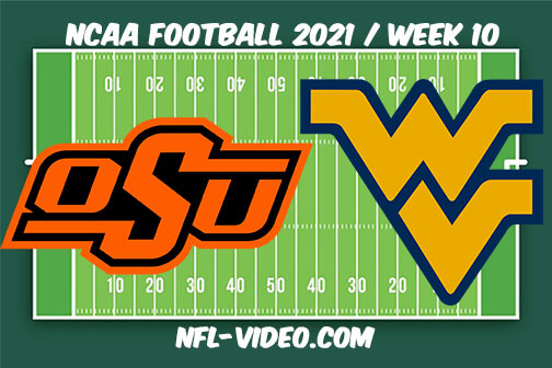 Oklahoma State vs West Virginia Football Week 10 Full Game Replay 2021 NCAA College Football