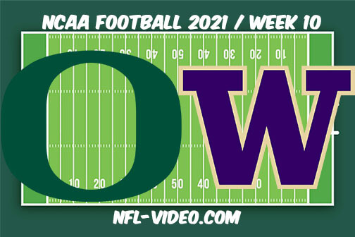 Oregon vs Washington Football Week 10 Full Game Replay 2021 NCAA College Football