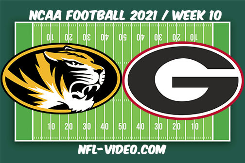 Missouri vs Georgia Football Week 10 Full Game Replay 2021 NCAA College Football