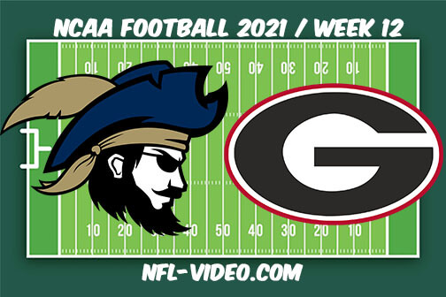 Charleston Southern vs Georgia Football Week 12 Full Game Replay 2021 NCAA College Football