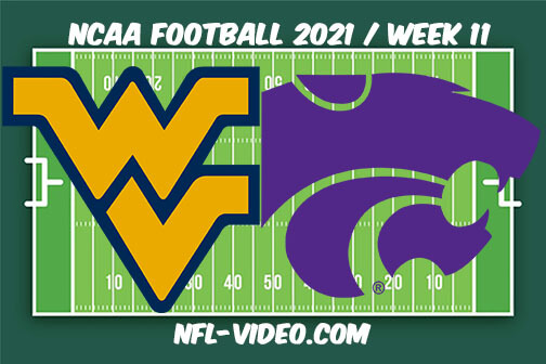 West Virginia vs Kansas State Football Week 11 Full Game Replay 2021 NCAA College Football