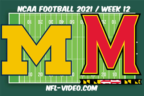 Michigan vs Maryland Football Week 12 Full Game Replay 2021 NCAA College Football