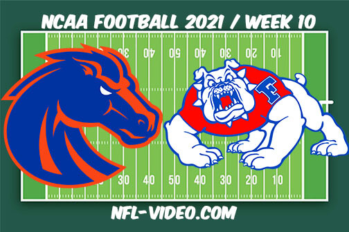 Boise State vs Fresno State Football Week 10 Full Game Replay 2021 NCAA College Football