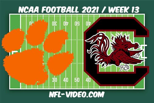 Clemson vs South Carolina Football Week 13 Full Game Replay 2021 NCAA College Football
