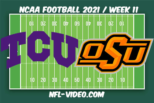 TCU vs Oklahoma State Football Week 11 Full Game Replay 2021 NCAA College Football