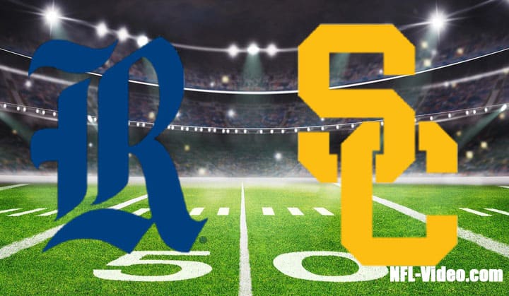 Rice vs USC Football Week 1 2022 Full Game Replay NCAA College Football